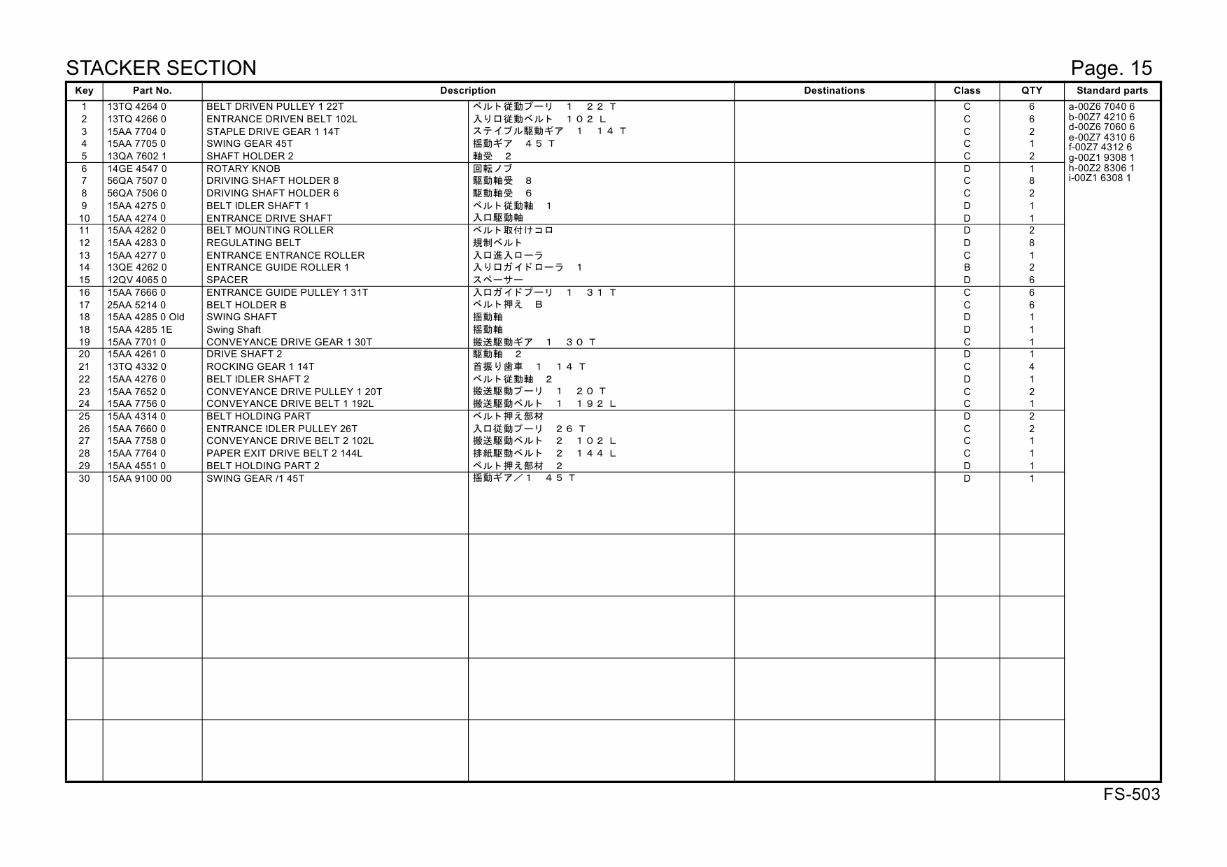 Konica-Minolta Options FS-503 15AA Parts Manual-4